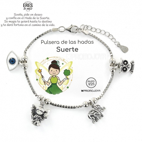 Pulsera de las hadas de la suerte, ERES LO MAS Promojoya.  Ref.9109385